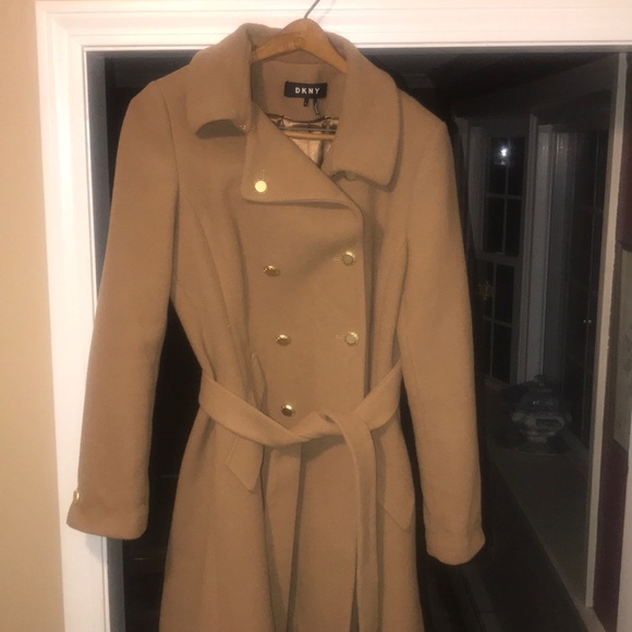 Dkny Jackets & Blazers - DKNY camel winter coat